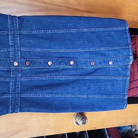 J Crew Denim Sleeveless Dress1 - Picture 5 of 10